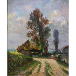 Post-impressionism - Oil On Wood By Albert Lebourg