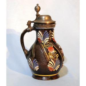 Rare Stoneware Pitcher - Annaberg, Late 17th Century