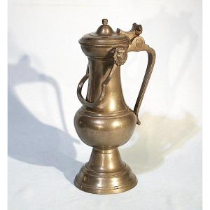 Beautiful Pewter Cimarre - Bar Sur Aube, 18th Century