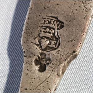 Very Rare Pewter Spoon - Bordeaux, Early 18th Century