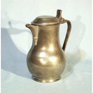 Pewter Wine Pitcher - Lille, 19th Century