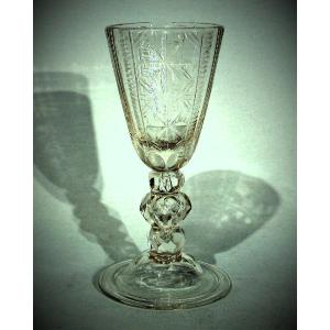 Large Stemmed Glass - 18th Century