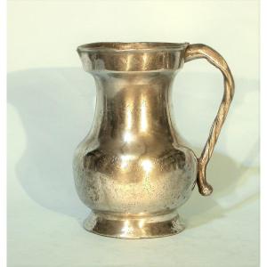 Pewter Water Jug - Lorraine (metz?), Early 19th Century