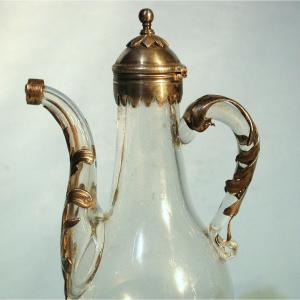 Pair Of Glass Crubbers - End Of The 18th Century