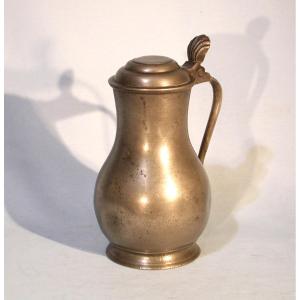 Pewter Wine Pitcher - Douai, Late 18th Century