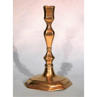 Brass Candle Holder - France, XVIIIth Century