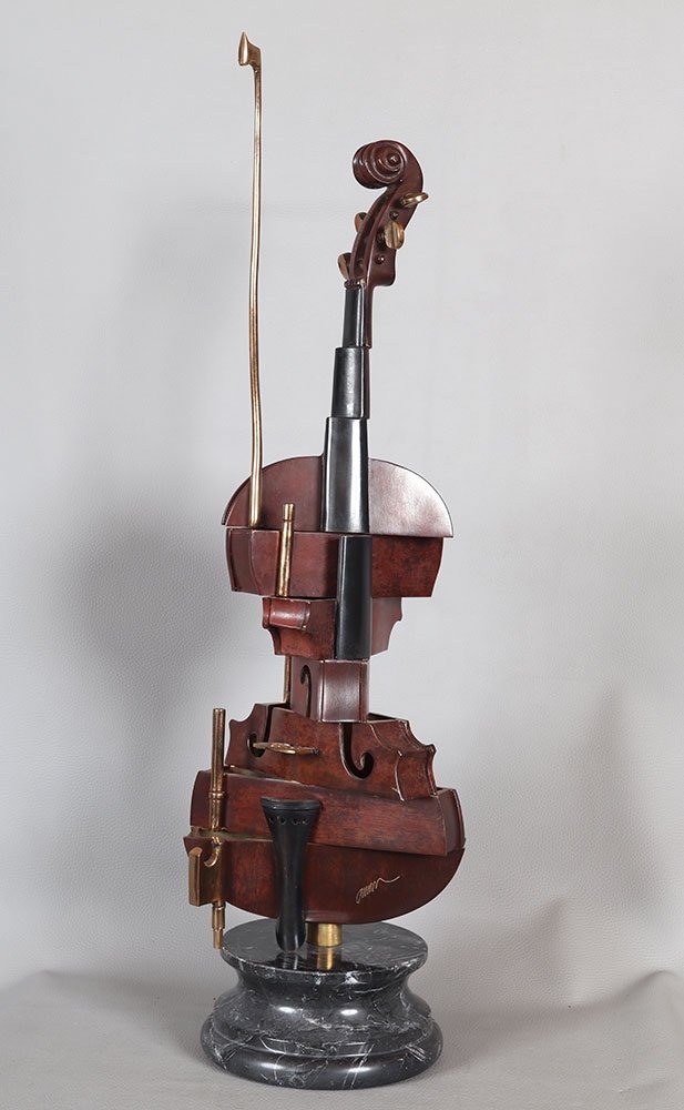 ARMAN  1928/2005, Bronze, Violon Spirale