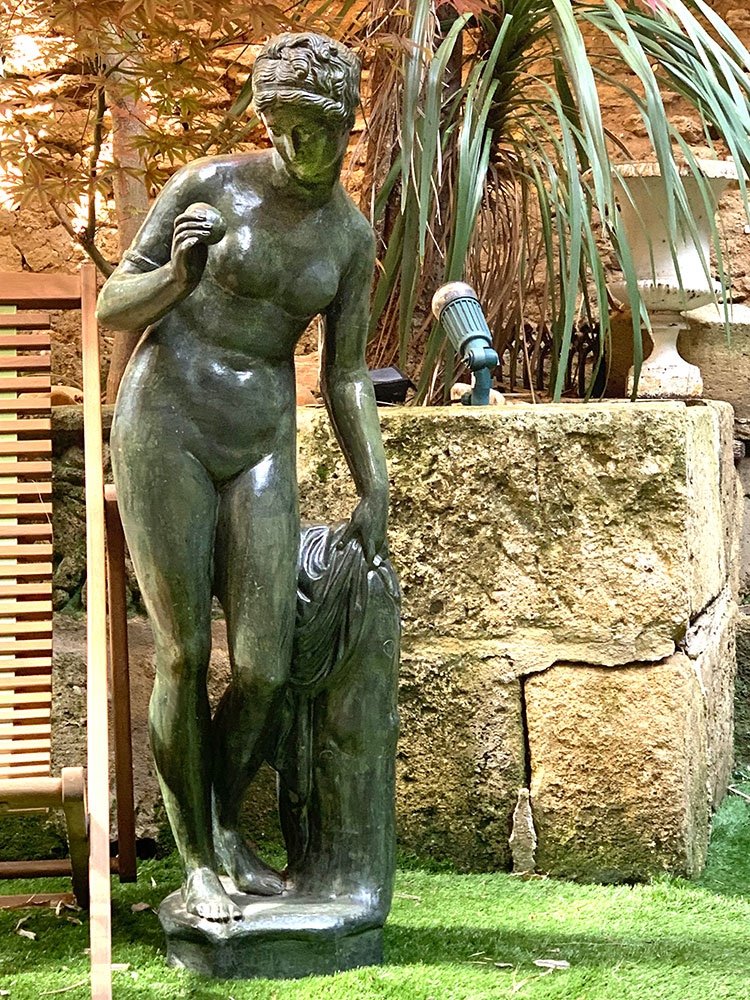 Grand sculpture 120 cm en céramique 1930, signé Fidel Aguilar Marco 1894 /1917, Eve