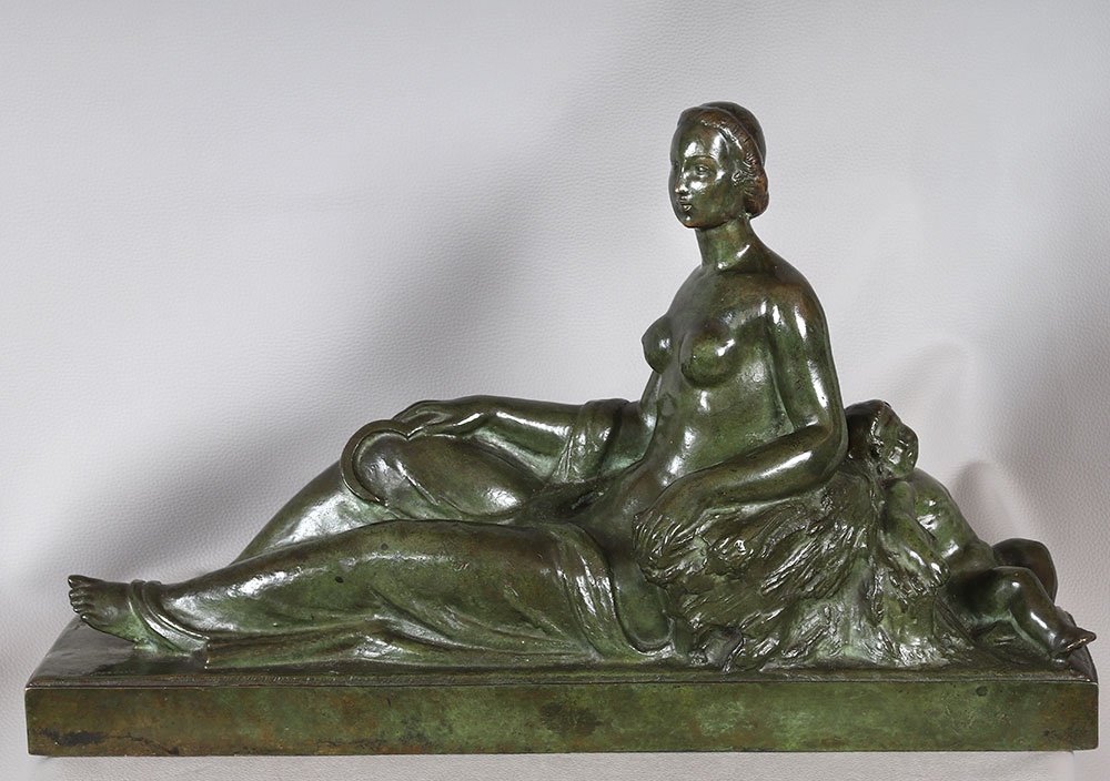 Gilbert Privat 1892/1969, Bronze 55 Cm, Art Deco, Foundry Susse Et Frères, Paris