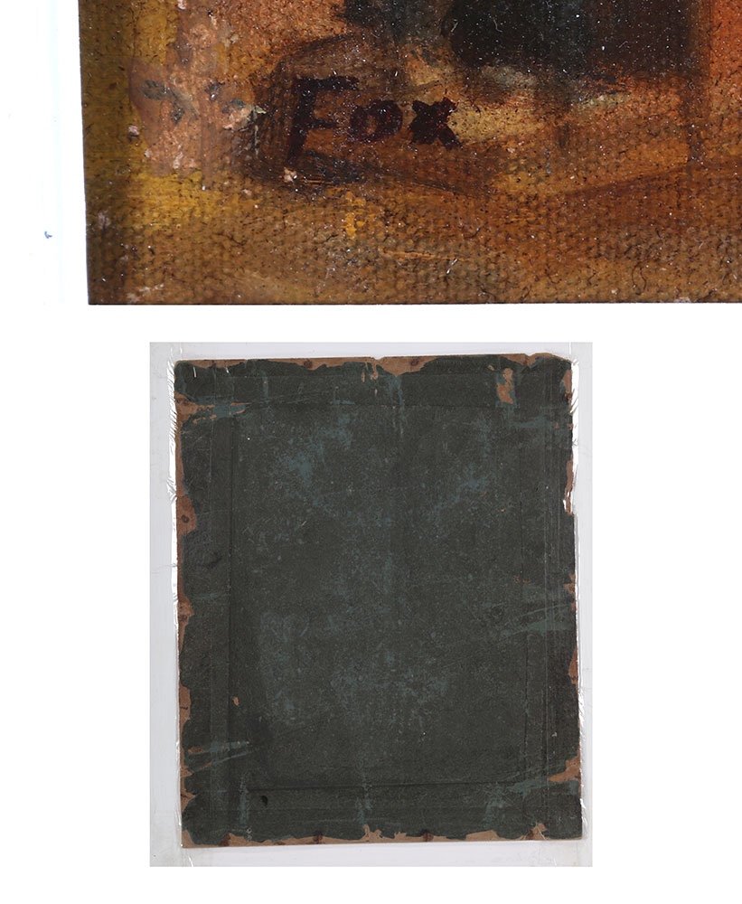 Orientalist Painting Signed: Fox, Late 19th / Early 20th Century-photo-4