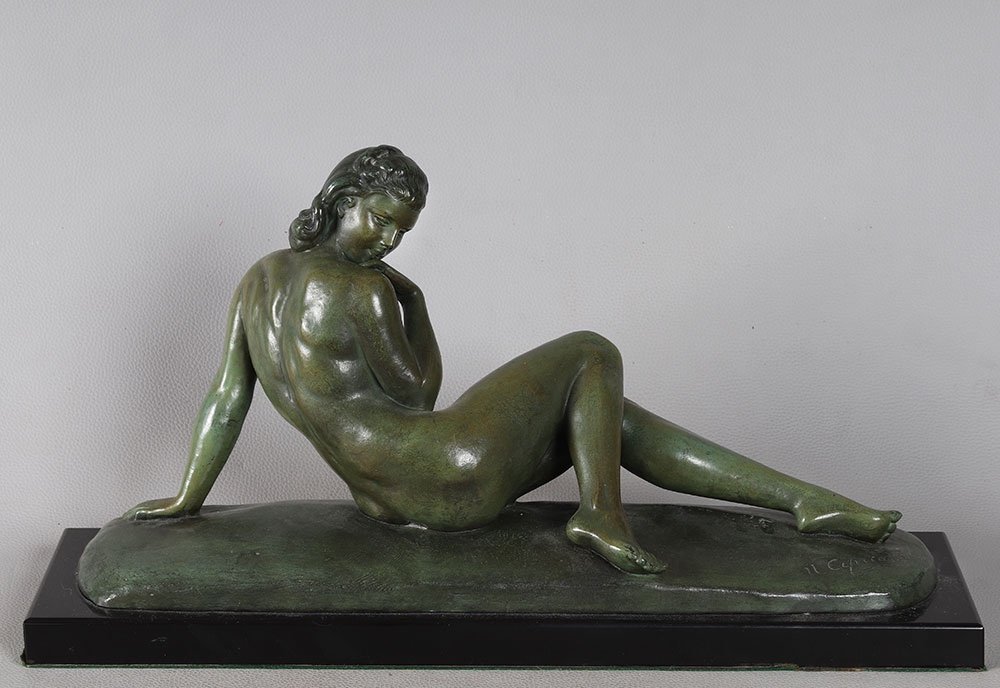 Bronze Early 20th Century, Ugo Cipriani 1887/1960, Female Nude