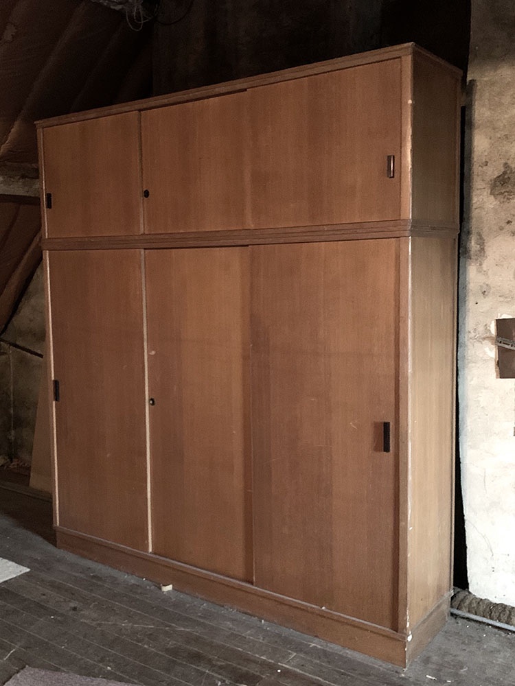 Large 1960 Wardrobe, Height: 2.42 M.-photo-2