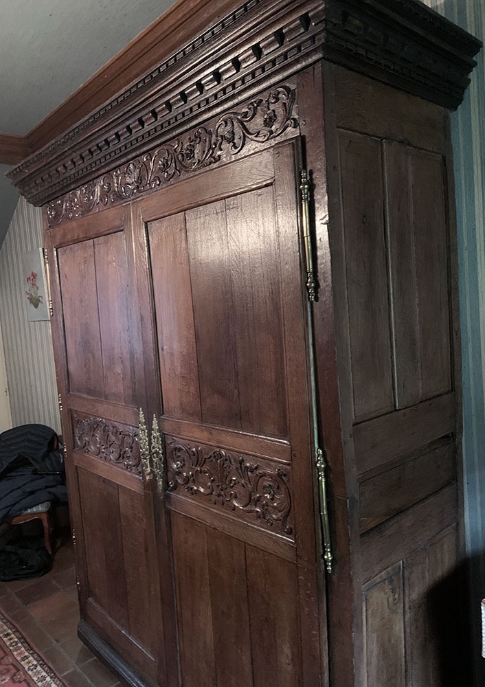 Large Louis XIV Wardrobe, 17th Century, Flemish-photo-2