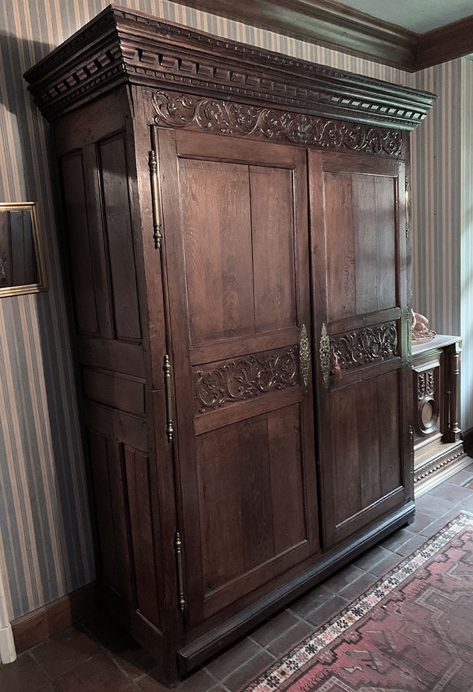 Large Louis XIV Wardrobe, 17th Century, Flemish