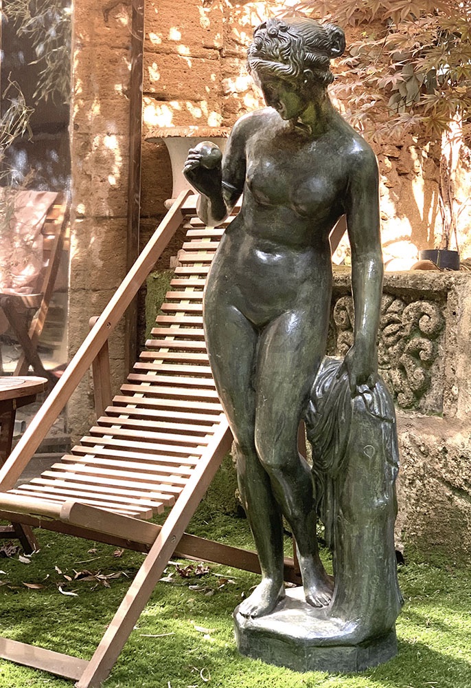 Grand sculpture en céramique 1930, 120 cm, signé Fidel AGUILAR MARCO 1894 /1917, ève-photo-2