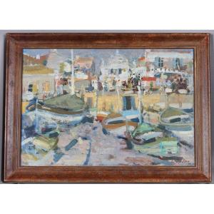 Marine, Eugène BABOULENE 1905/1994, Le Port De Toulon