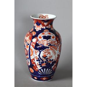 Large Imari Porcelain Vase, 19th Century, 33 Cm