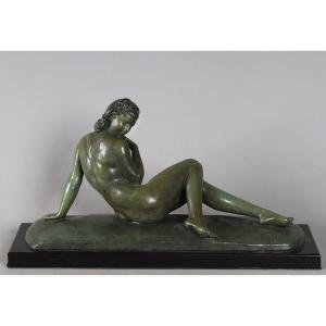 Bronze début XX ème, Ugo CIPRIANI 1887/1960, nue féminin