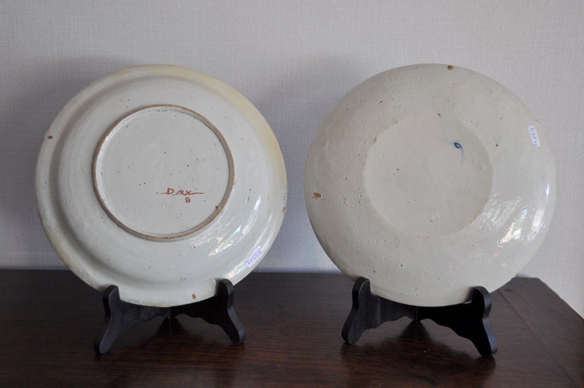 Two Delft Earthenware Plates - Eighteenth Century-photo-3