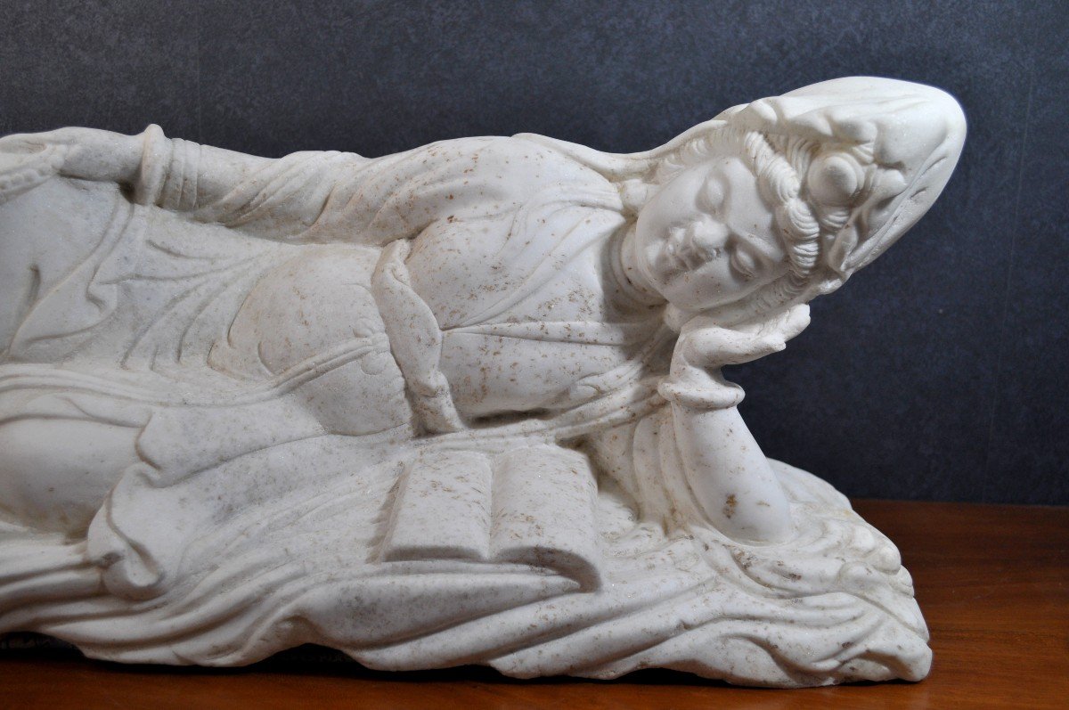 Statue - Sculpture - White Carrara Marble-photo-2