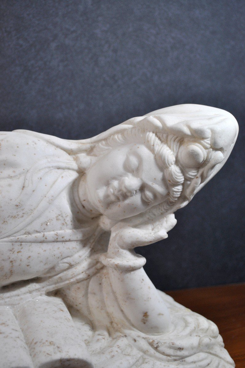 Statue - Sculpture - White Carrara Marble-photo-4