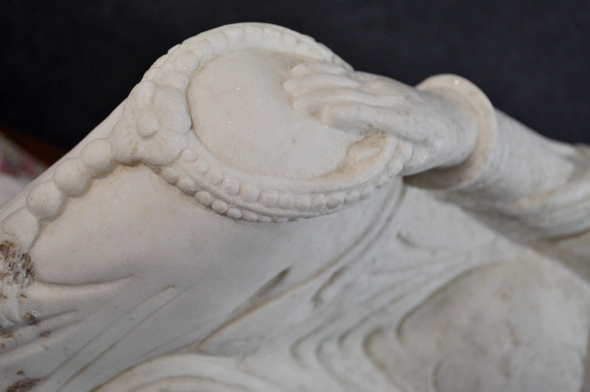 Statue - Sculpture - White Carrara Marble-photo-2