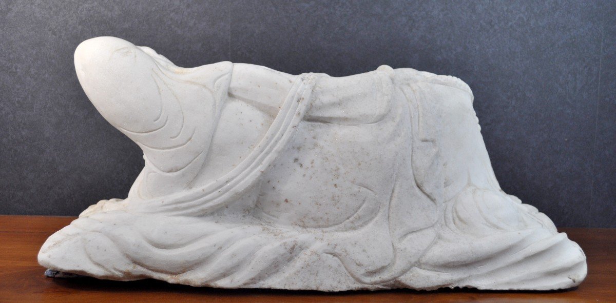 Statue - Sculpture - White Carrara Marble-photo-3