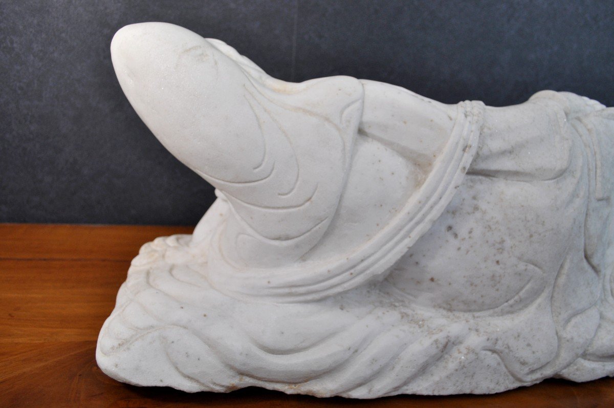 Statue - Sculpture - White Carrara Marble-photo-4