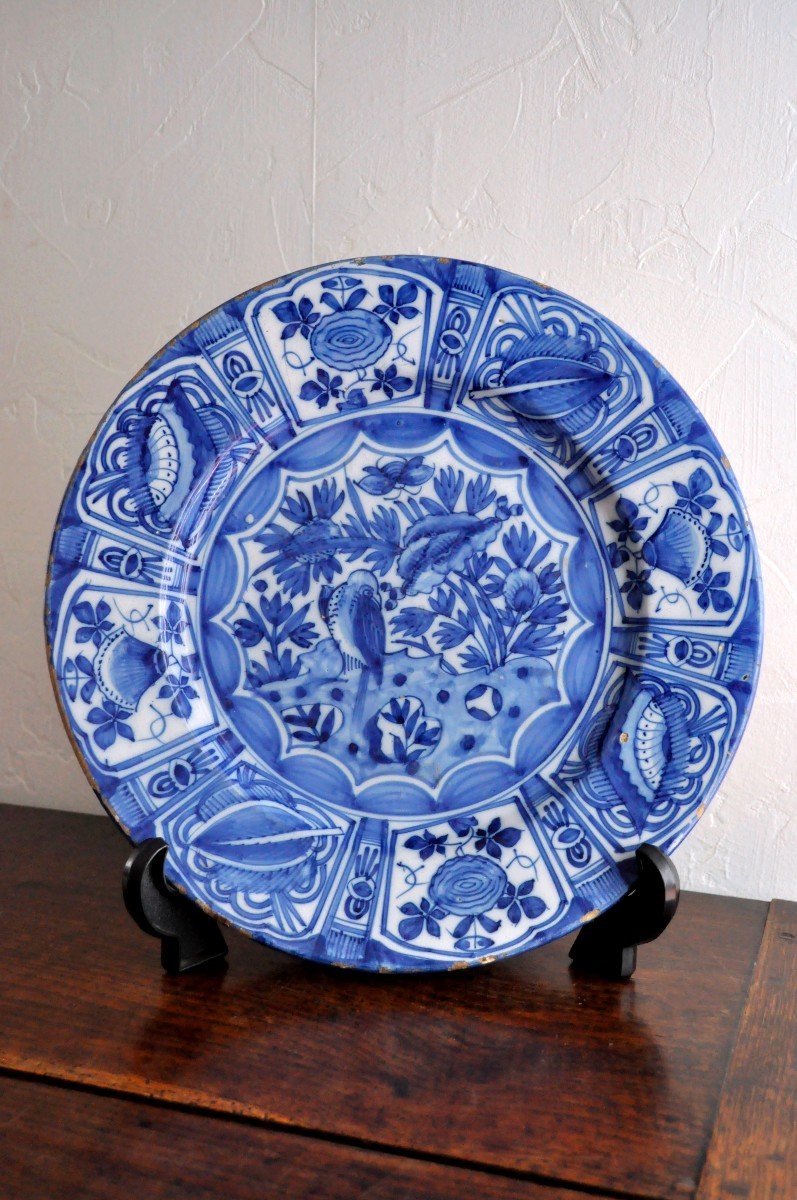 Plat En Faïence De Delft -  Circa 1700