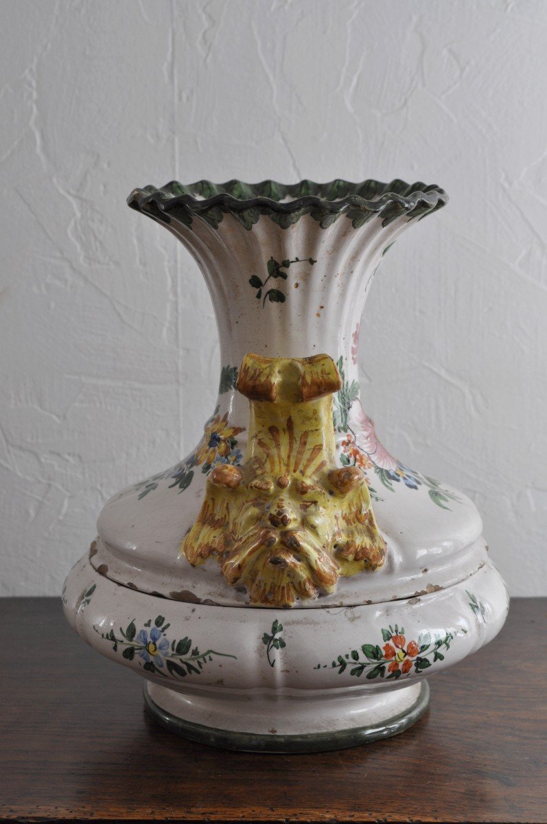 Centerpiece In Italian Earthenware - Imola - XIXth-photo-4