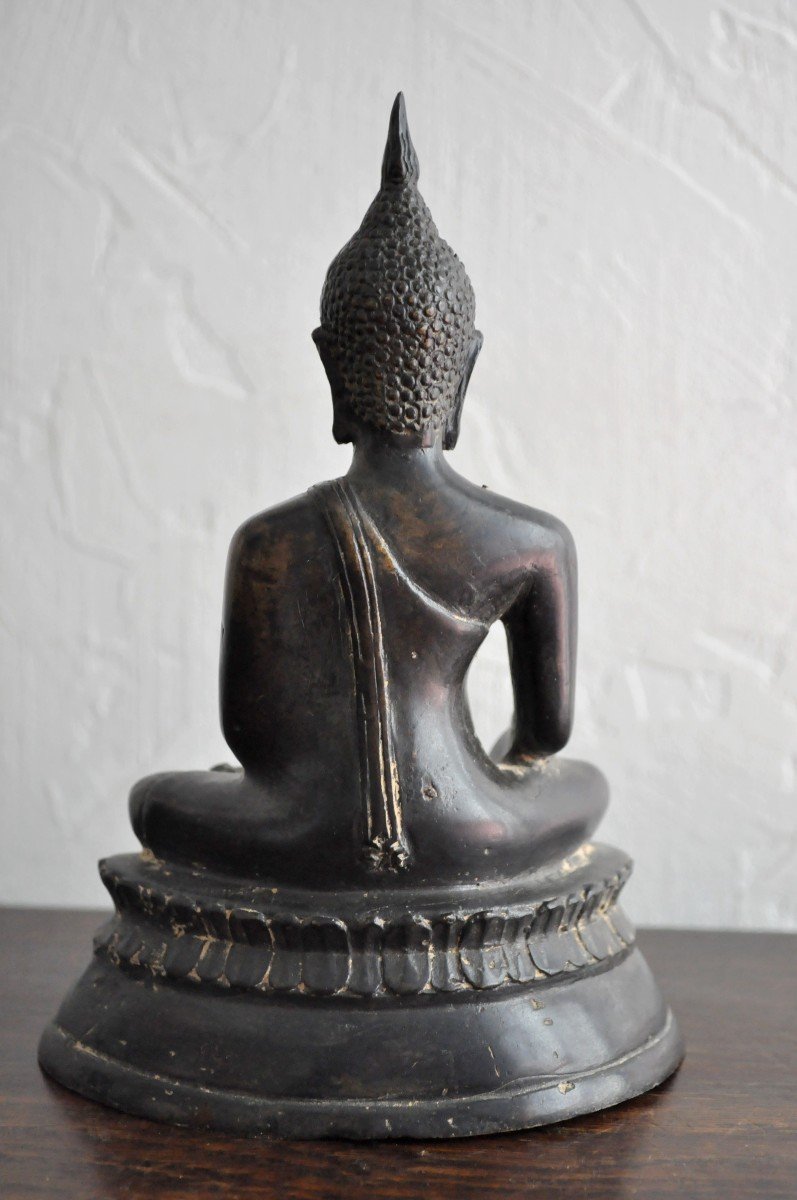 Asie - Bouddha - Bronze - Circa 1800-photo-4