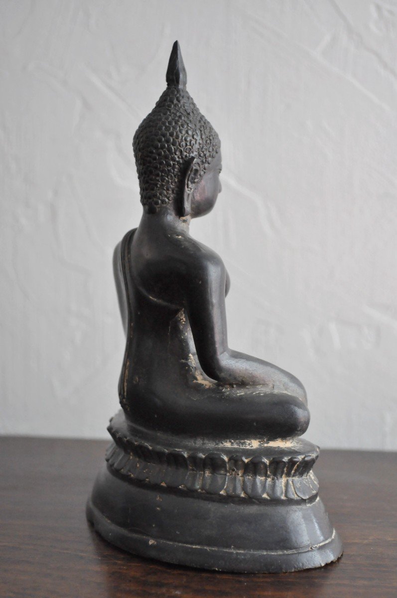 Asie - Bouddha - Bronze - Circa 1800-photo-1