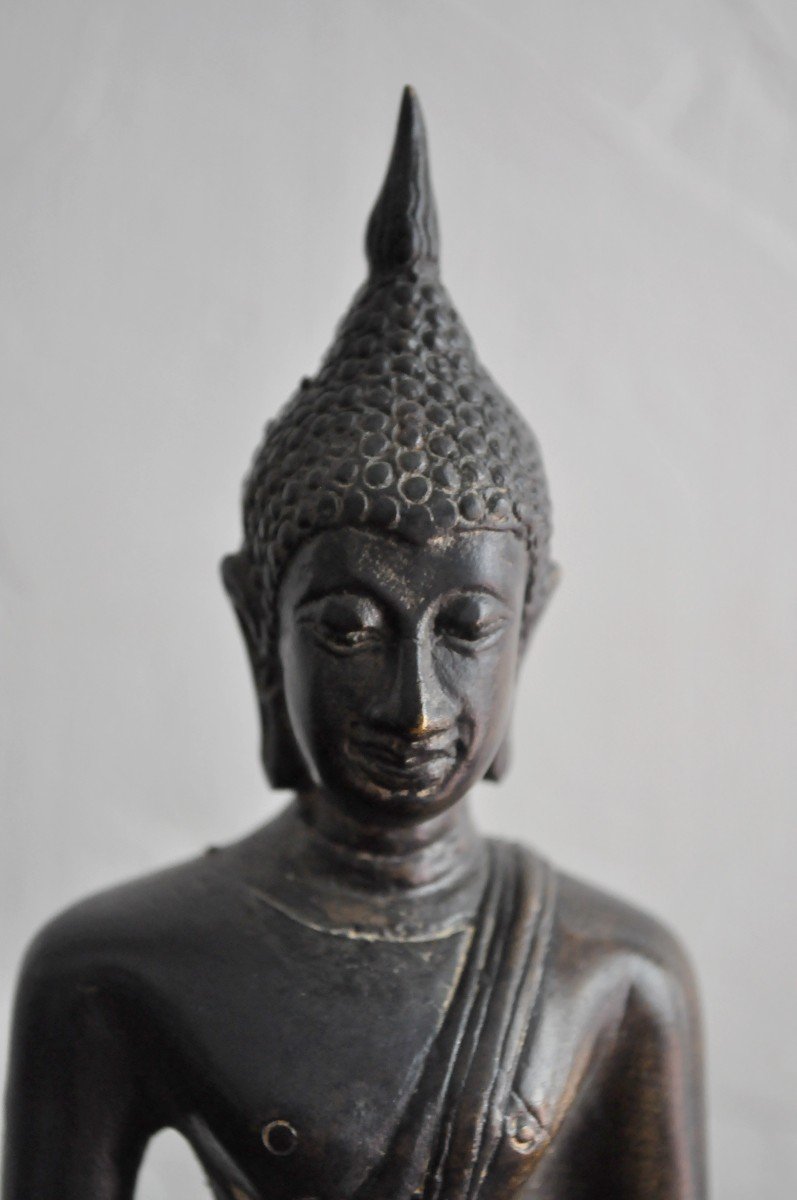 Asie - Bouddha - Bronze - Circa 1800-photo-2