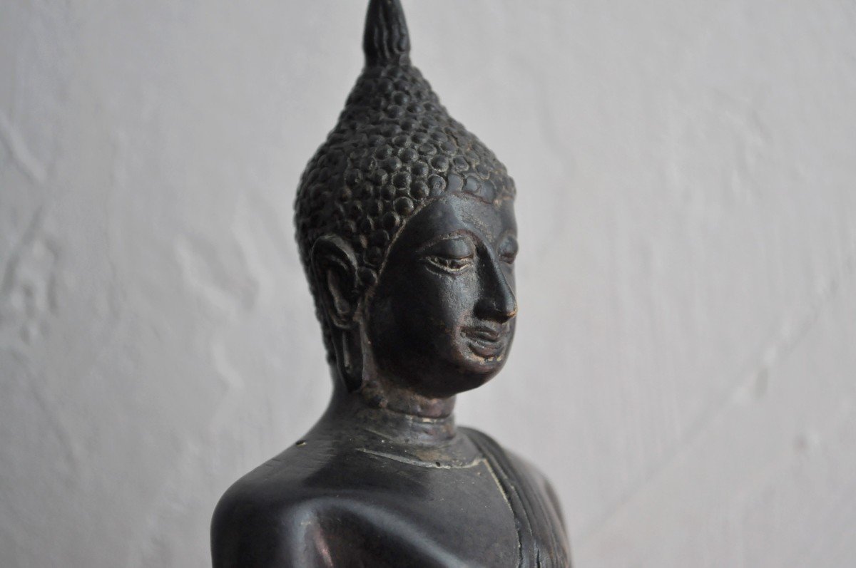 Asie - Bouddha - Bronze - Circa 1800-photo-3