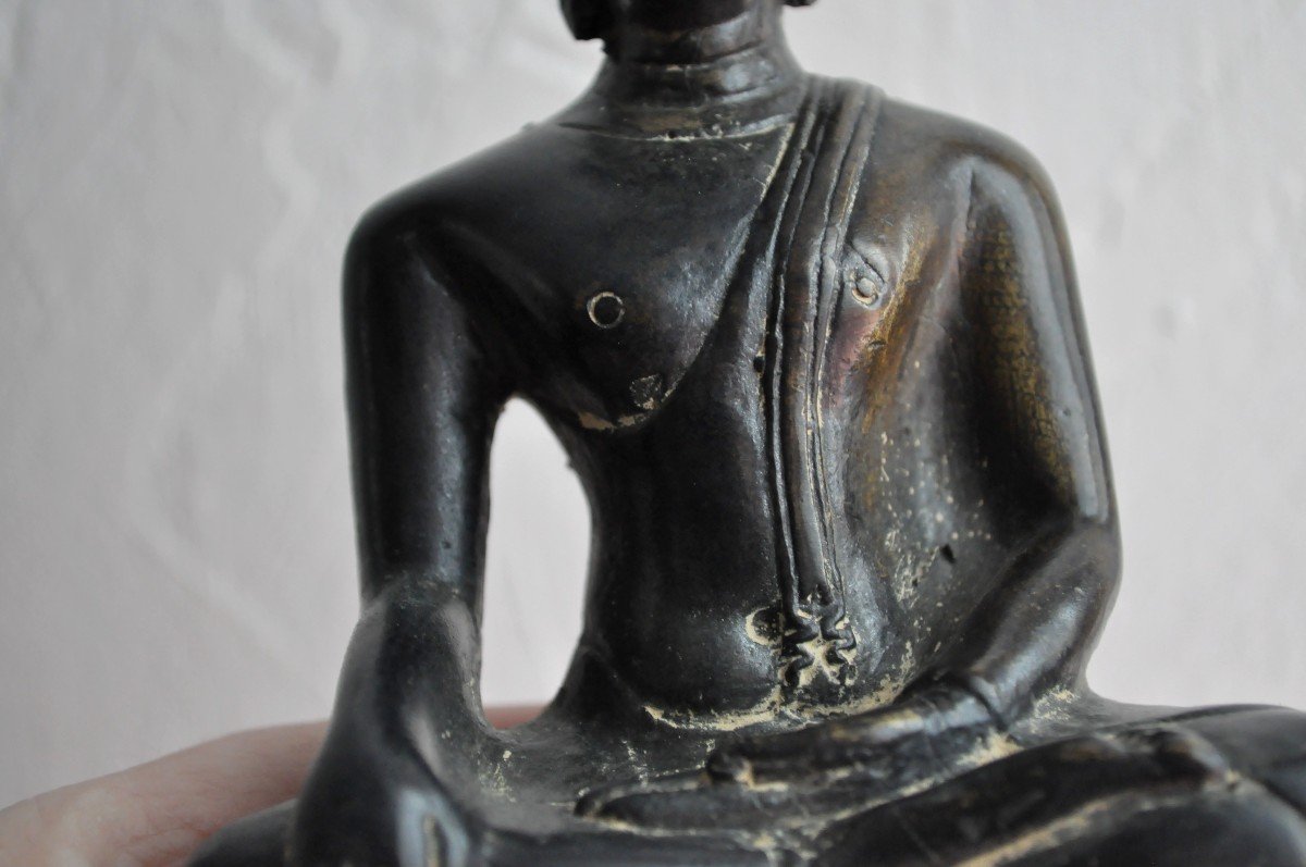 Asie - Bouddha - Bronze - Circa 1800-photo-4