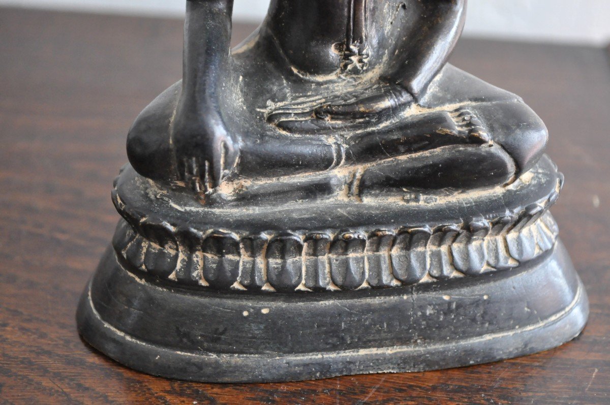 Asie - Bouddha - Bronze - Circa 1800-photo-5