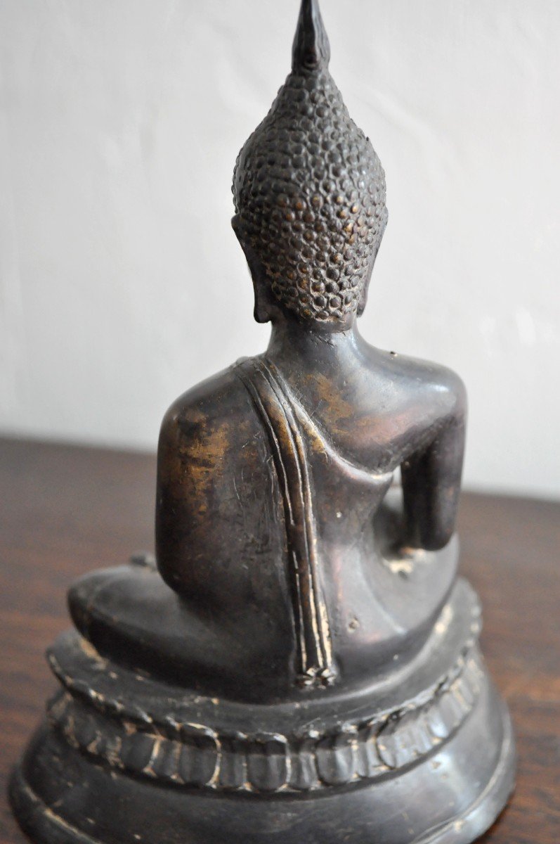 Asie - Bouddha - Bronze - Circa 1800-photo-6