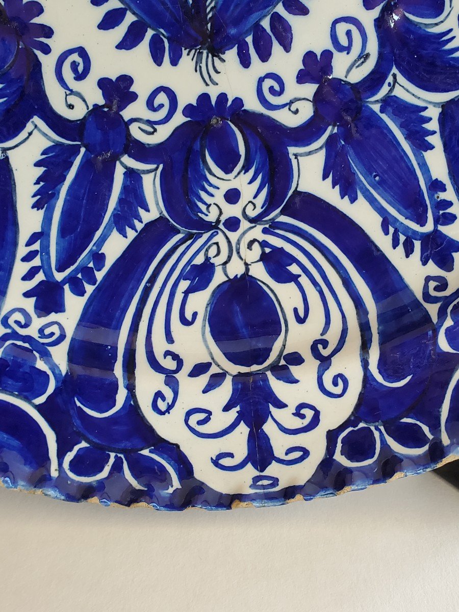 Delft Earthenware Dish - 18th Century-photo-1