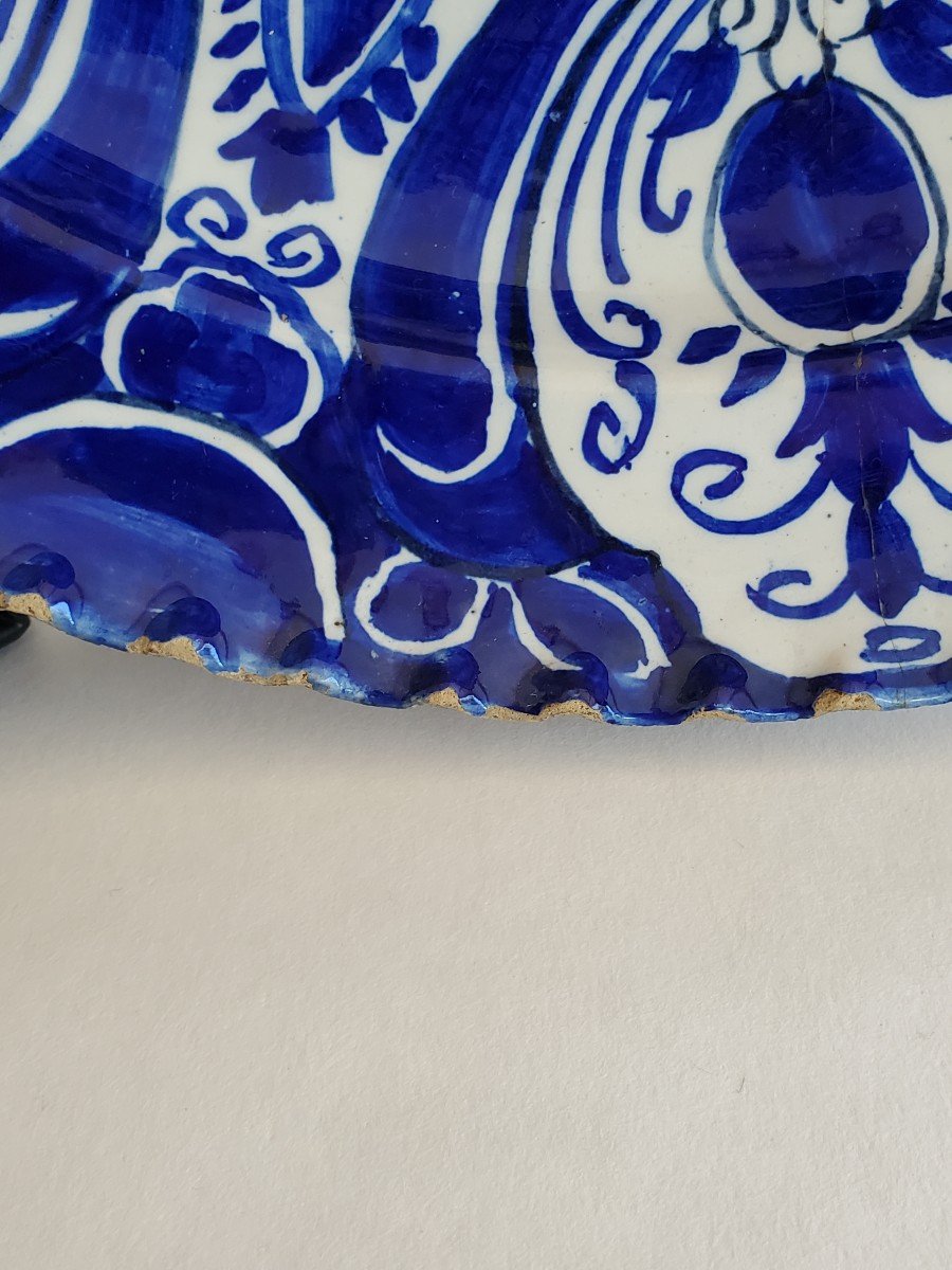 Delft Earthenware Dish - 18th Century-photo-5