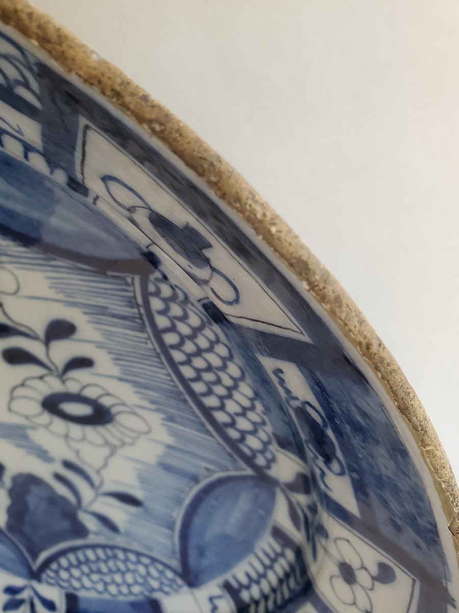 Delft - Earthenware Dish - XVIIIth-photo-3