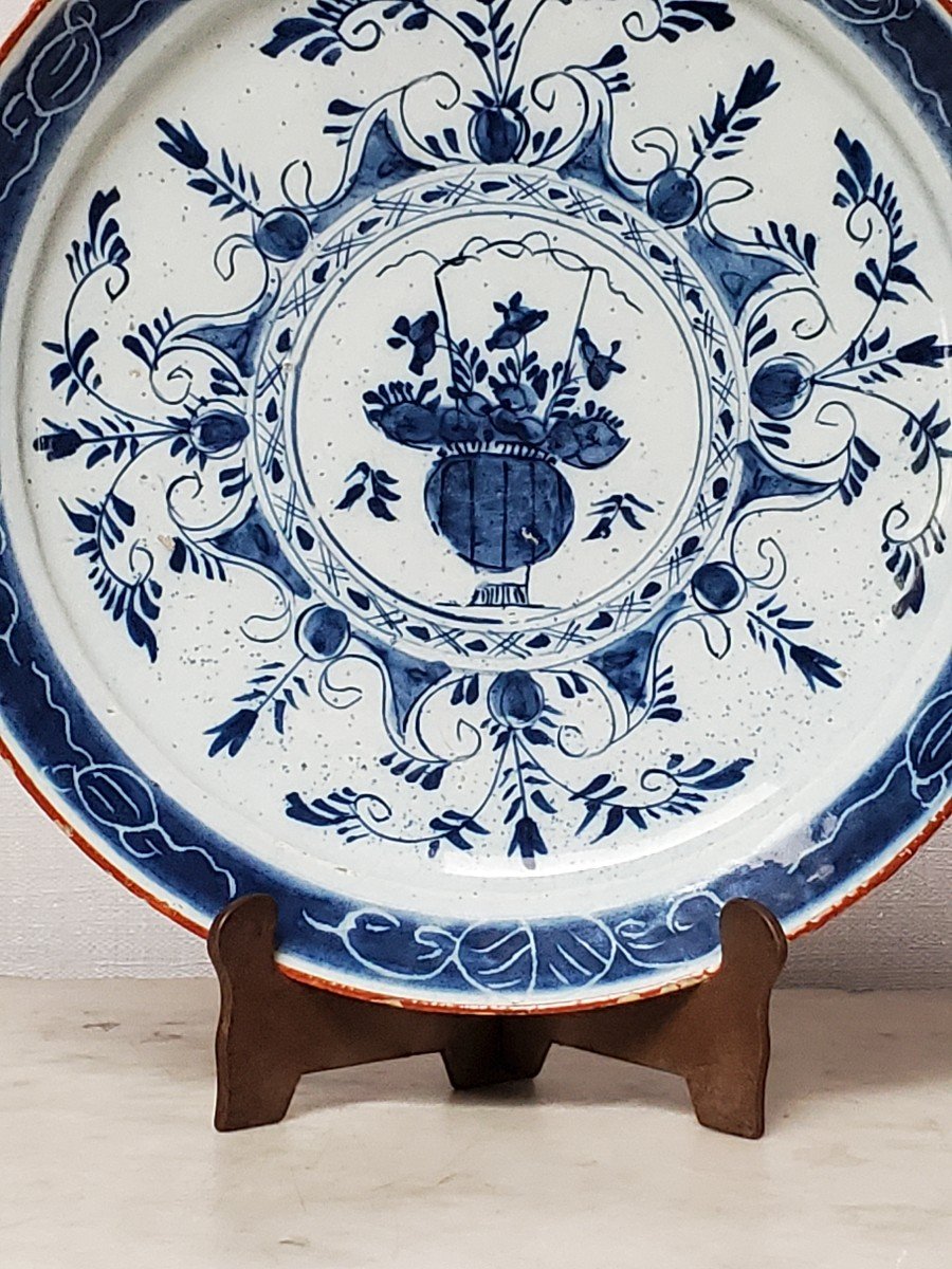 Delft - Assiette En Faïence - Début XVIIIème-photo-4