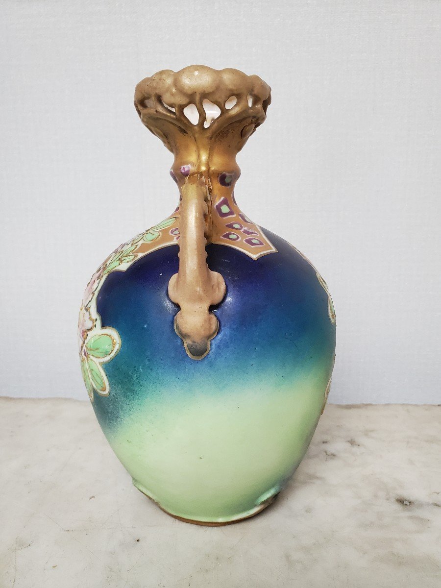 Vase Amphora - Art Nouveau - Paul Dachsel - XXème-photo-2