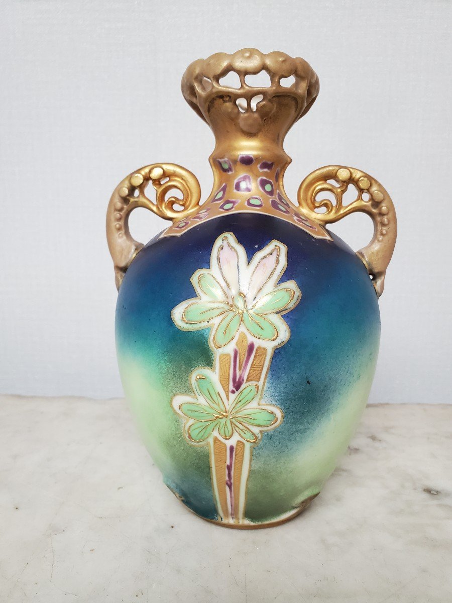 Amphora Vase - Art Nouveau - Paul Dachsel - 20th-photo-3
