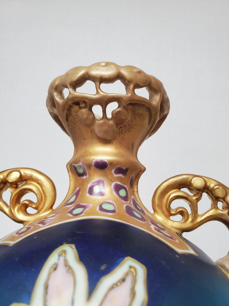 Amphora Vase - Art Nouveau - Paul Dachsel - 20th-photo-4