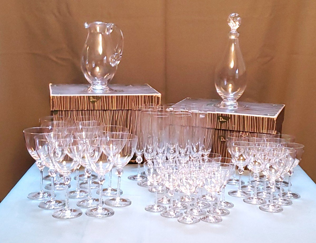 Daum - Crystal Glasses Service - Bolero Model