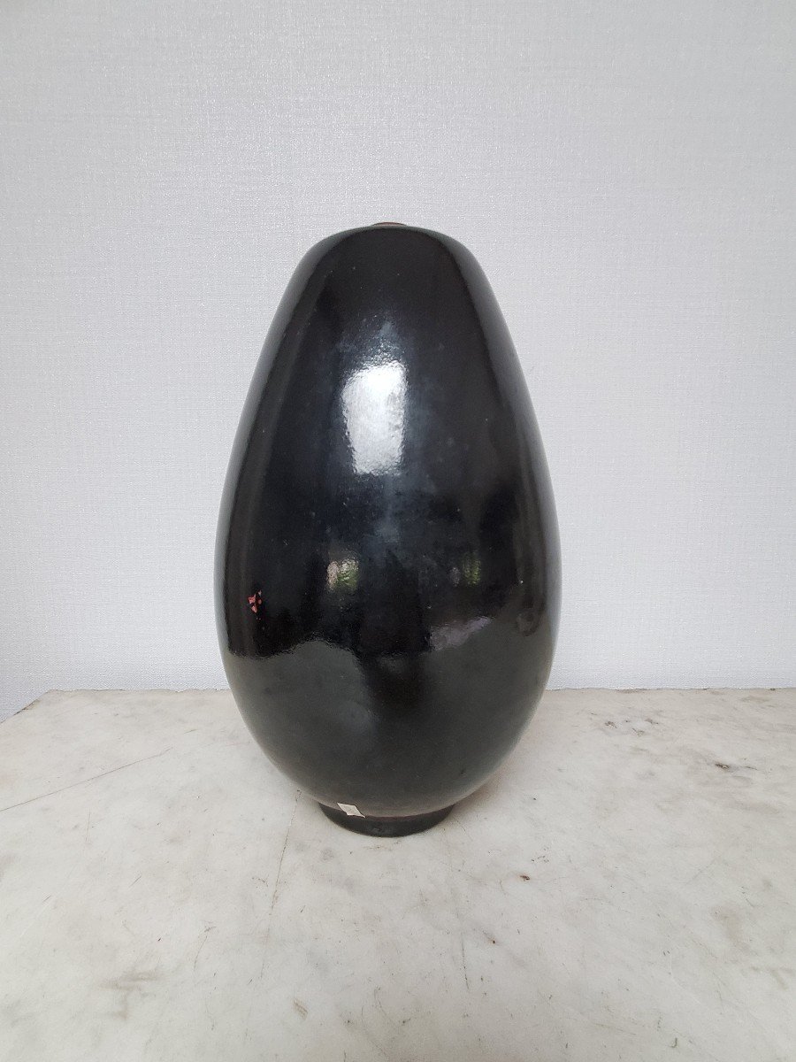 Vincent Beague - 1955-2015 - Stoneware Vase - 20th Century-photo-4