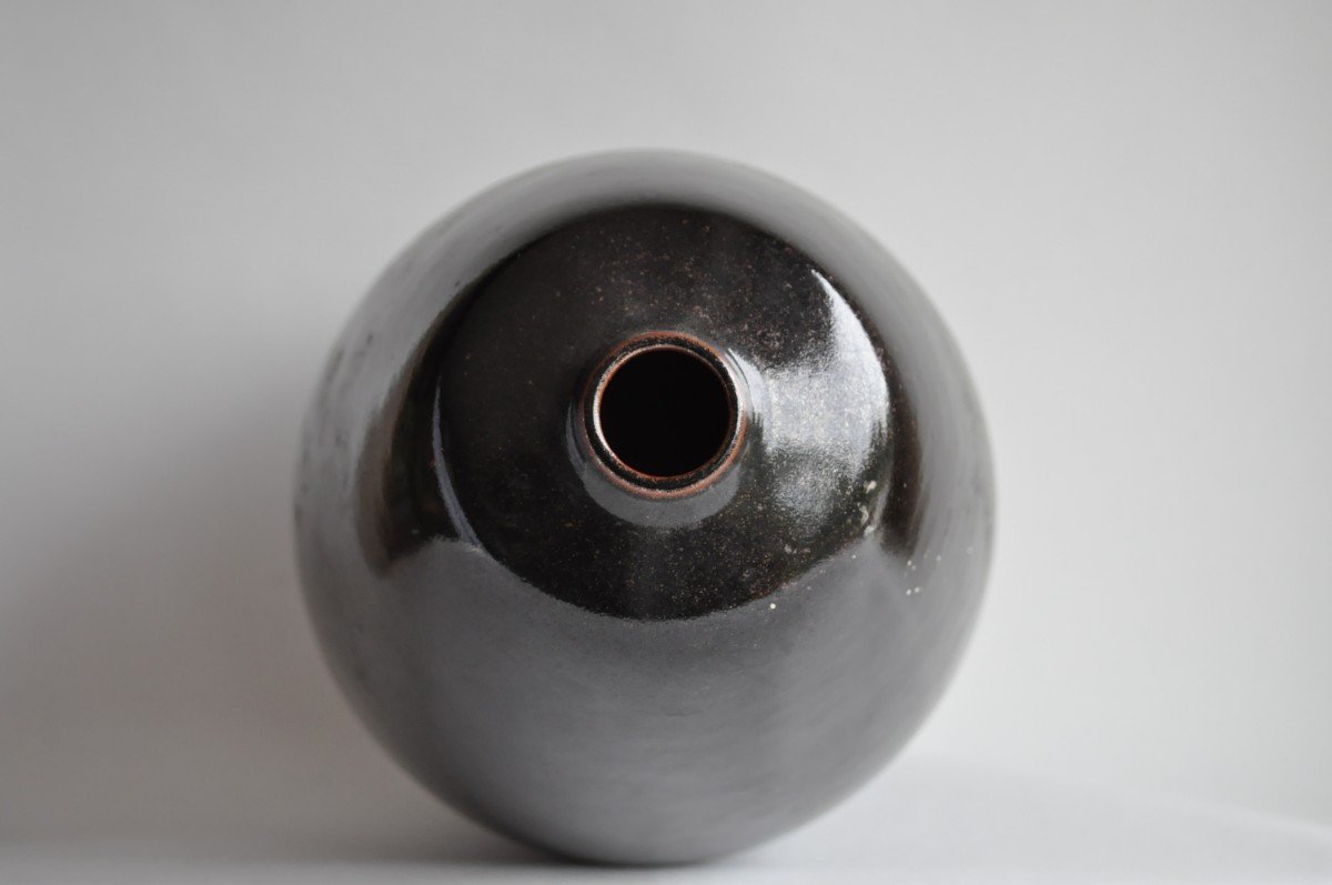 Vincent Beague - 1955-2015 - Stoneware Vase - 20th Century-photo-3