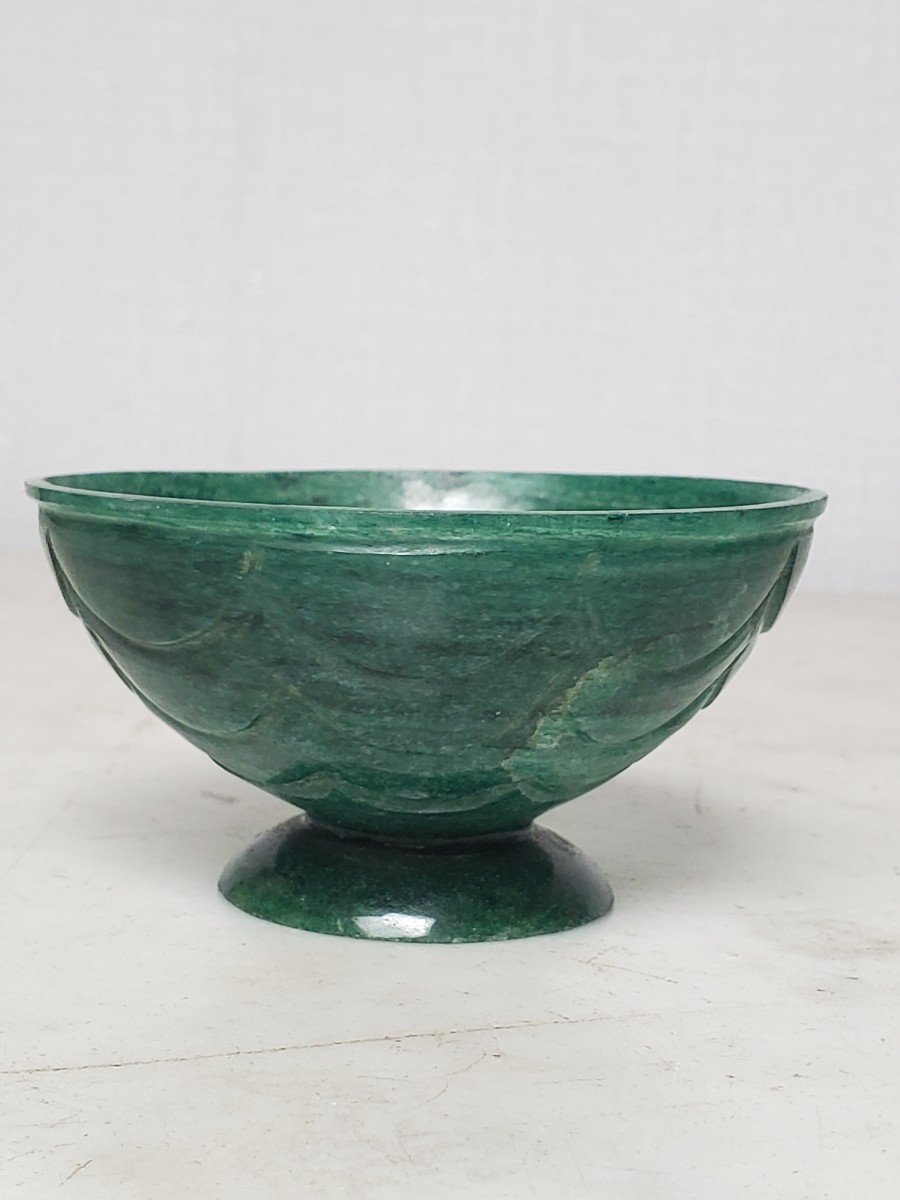 China - Engraved Nephrite Jade Cup.-photo-4