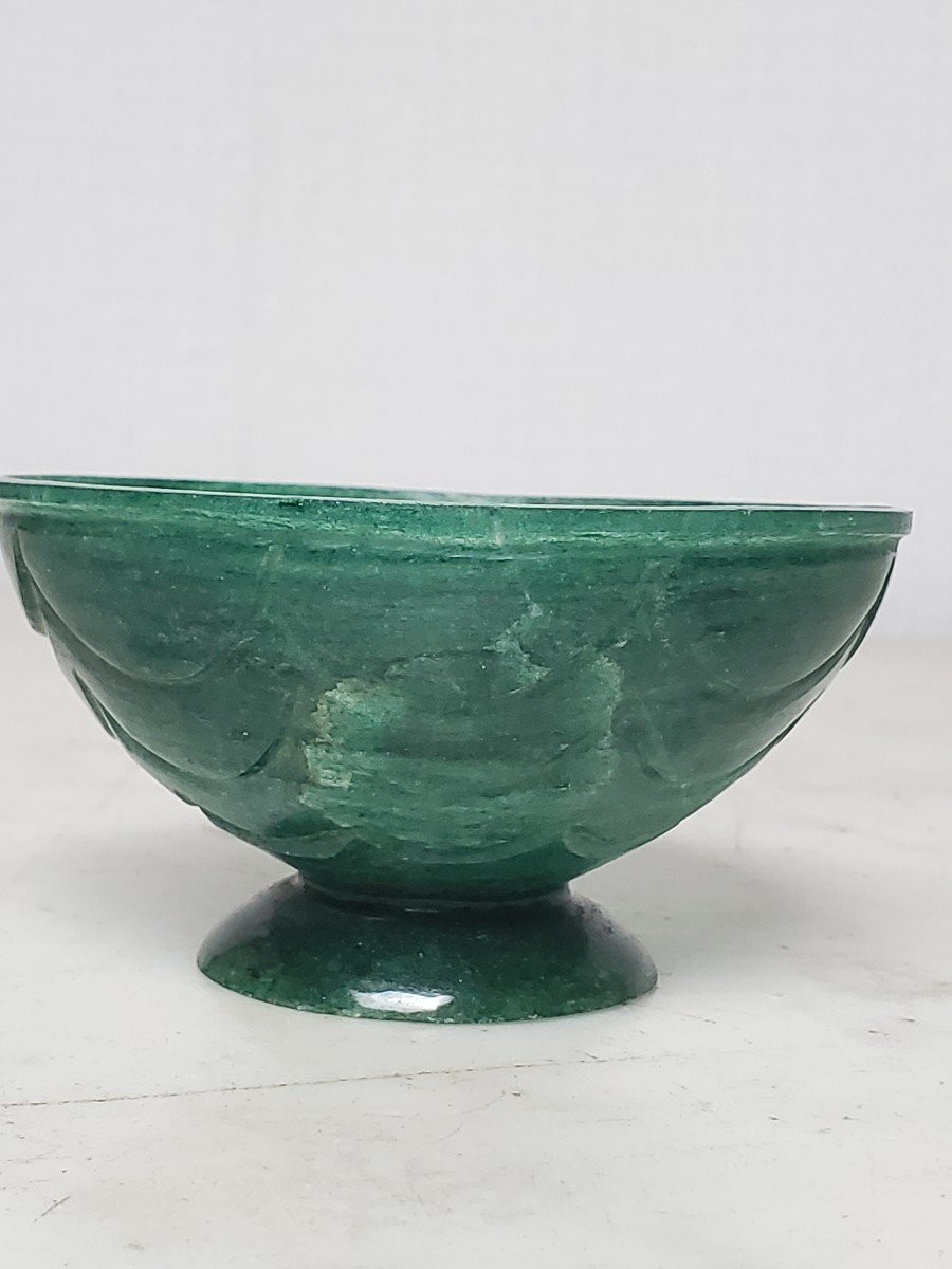 China - Engraved Nephrite Jade Cup.-photo-1