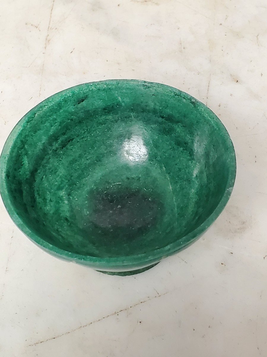 China - Engraved Nephrite Jade Cup.-photo-2